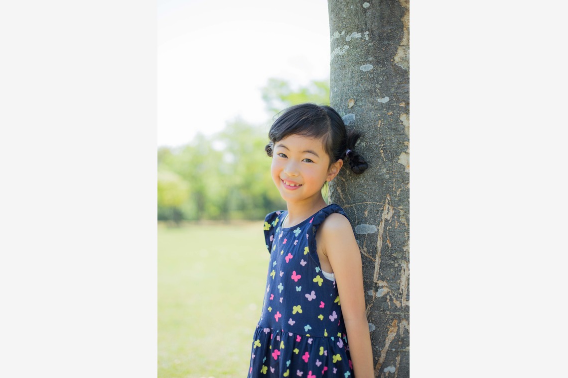 フォスタムが撮影した家族写真の出張撮影のアルバム「春の公園で家族フォト」
