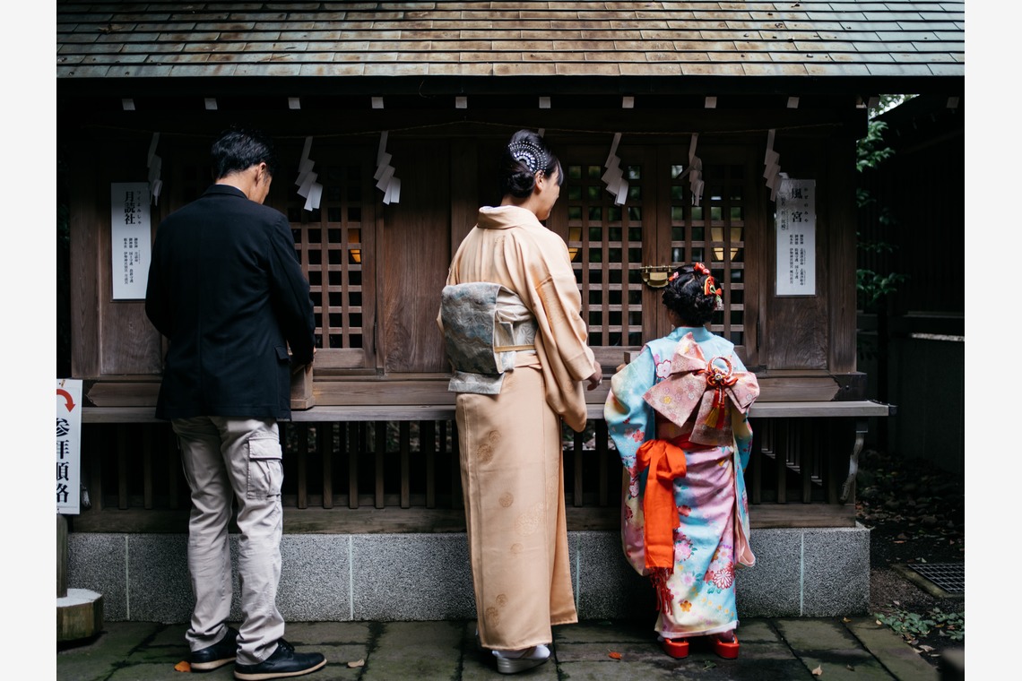 植村由理が撮影した「七五三　＠神明社　横浜」の写真