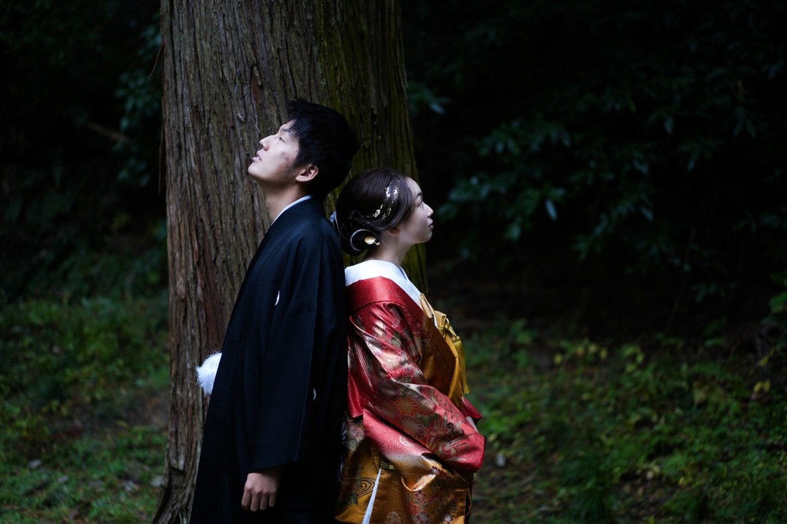 Photo of wedding kimono taken by Eve