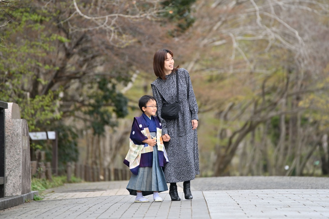 寫樂斎が撮影した家族写真の出張撮影/七五三フォトのアルバム「七五三（神代植物公園）」
