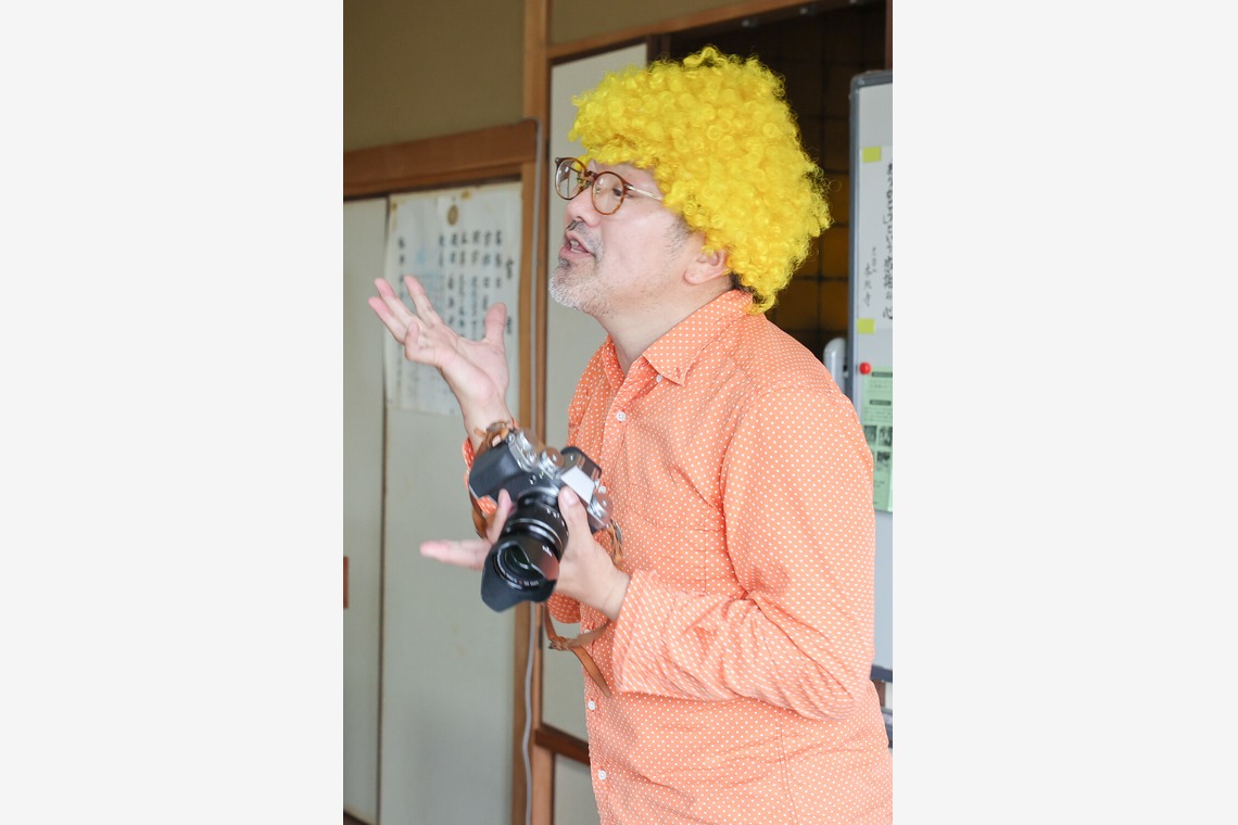 ちずカメラが撮影した「写真家　橘田龍馬さんの子供写真教室の様子」の写真