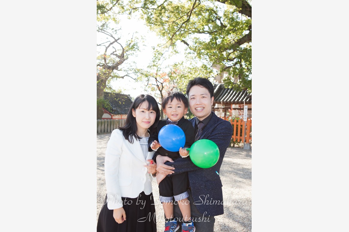 Tomoko Shimaharaが出張撮影した家族写真(キッズ,ベビーフォト)などが写った「七五三撮影」の家族写真