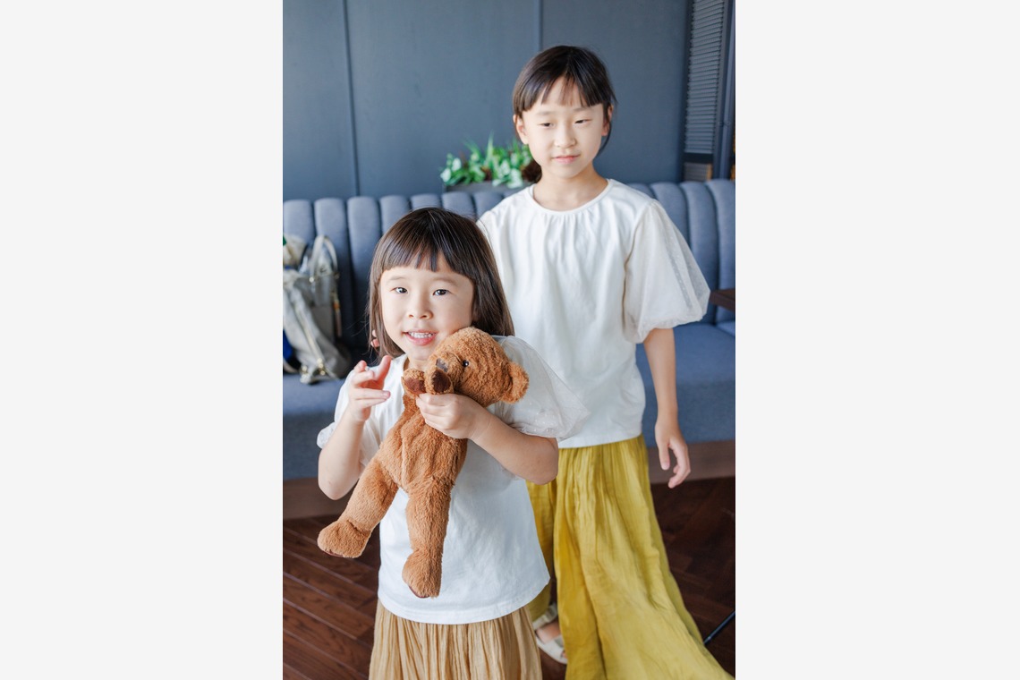 ちずカメラが出張撮影した家族写真(キッズ,ベビーフォト)などが写った「子供達」の家族写真