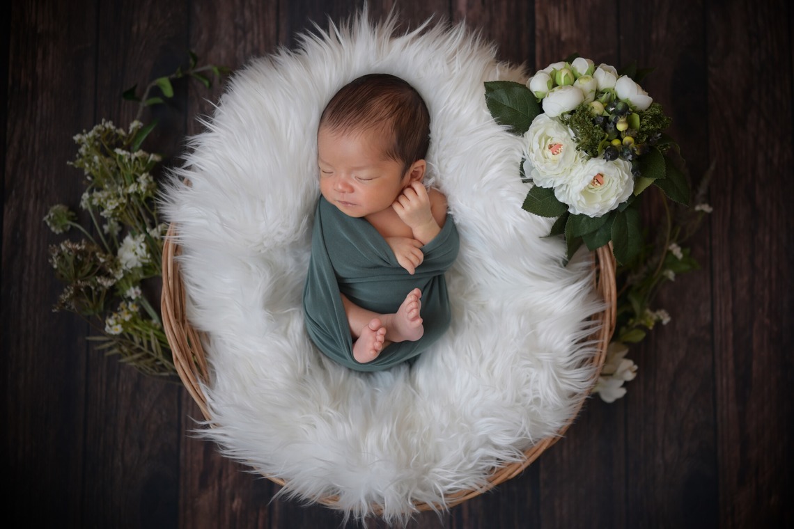 須貝フォトサービスが撮影した「ニューボーン」の写真