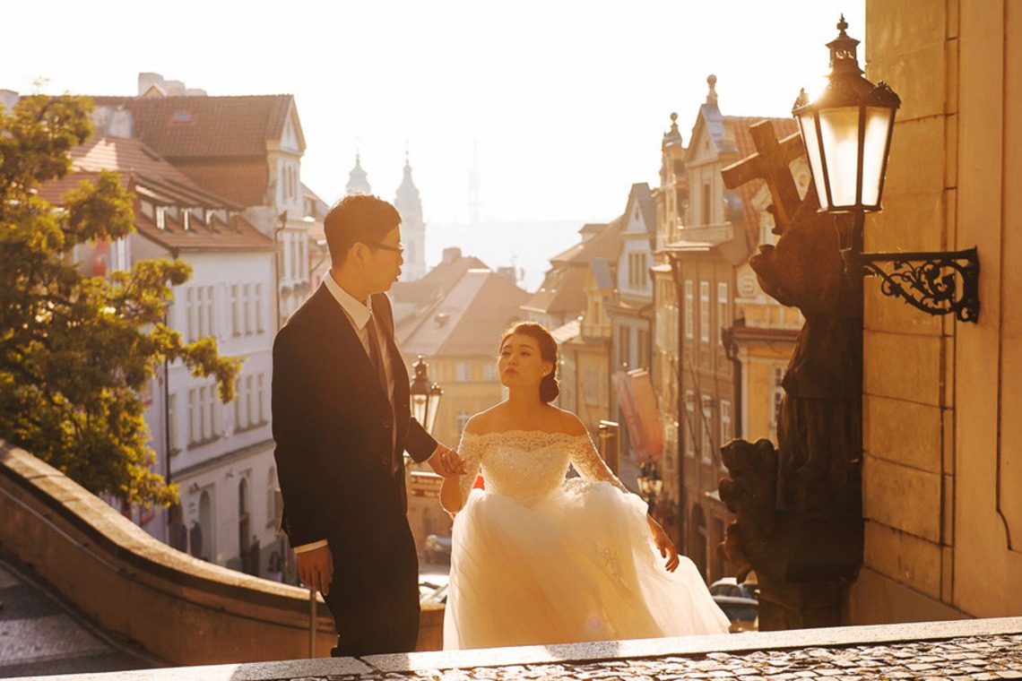 Album of the Wedding, Bridal taken by Lubow Polyanska - Prague