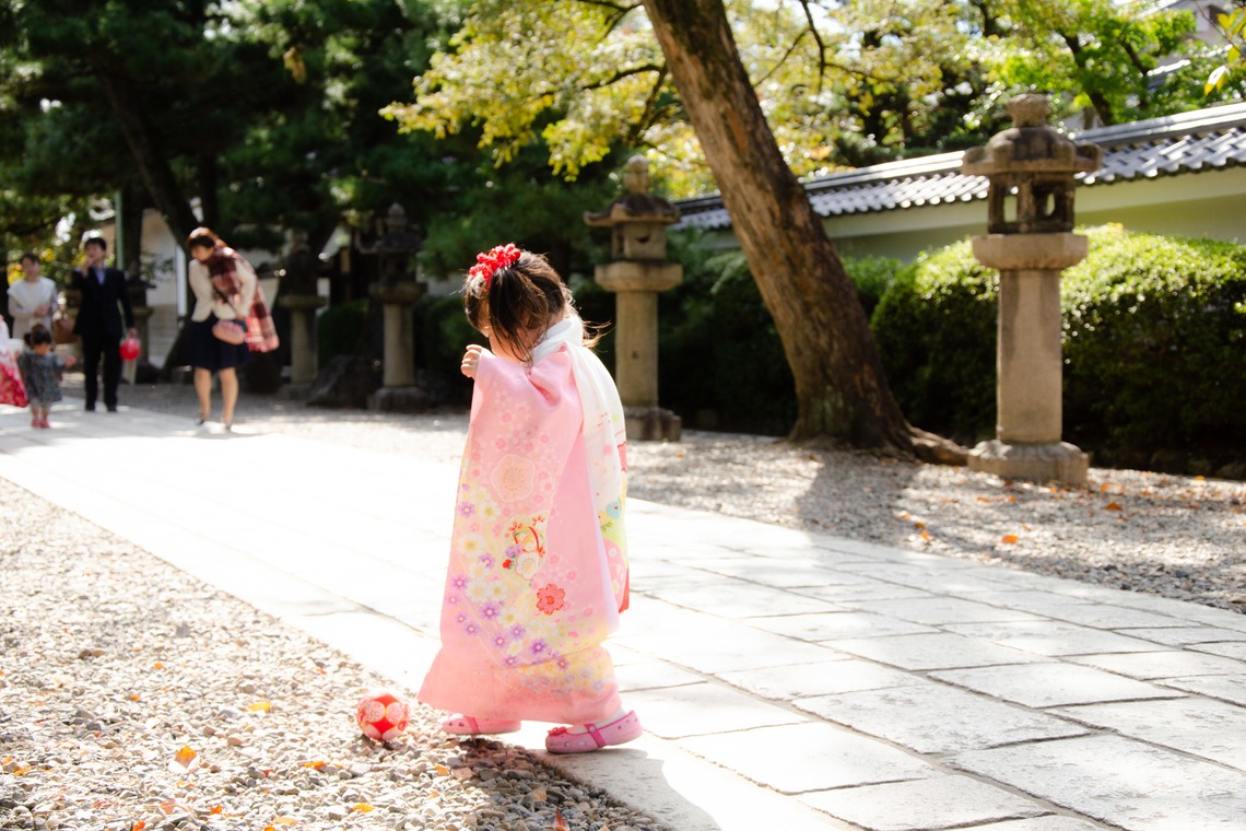 井上が撮影した「七五三撮影@京都」の写真