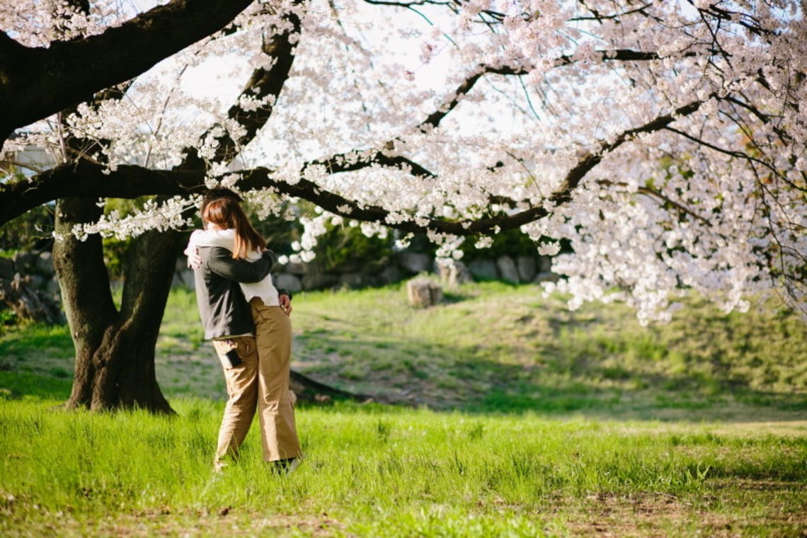 タカラモノ.foto　群馬の出張撮影カメラマンが撮影した写真のアルバム「桜エンゲージメントフォト at　群馬県前橋市」