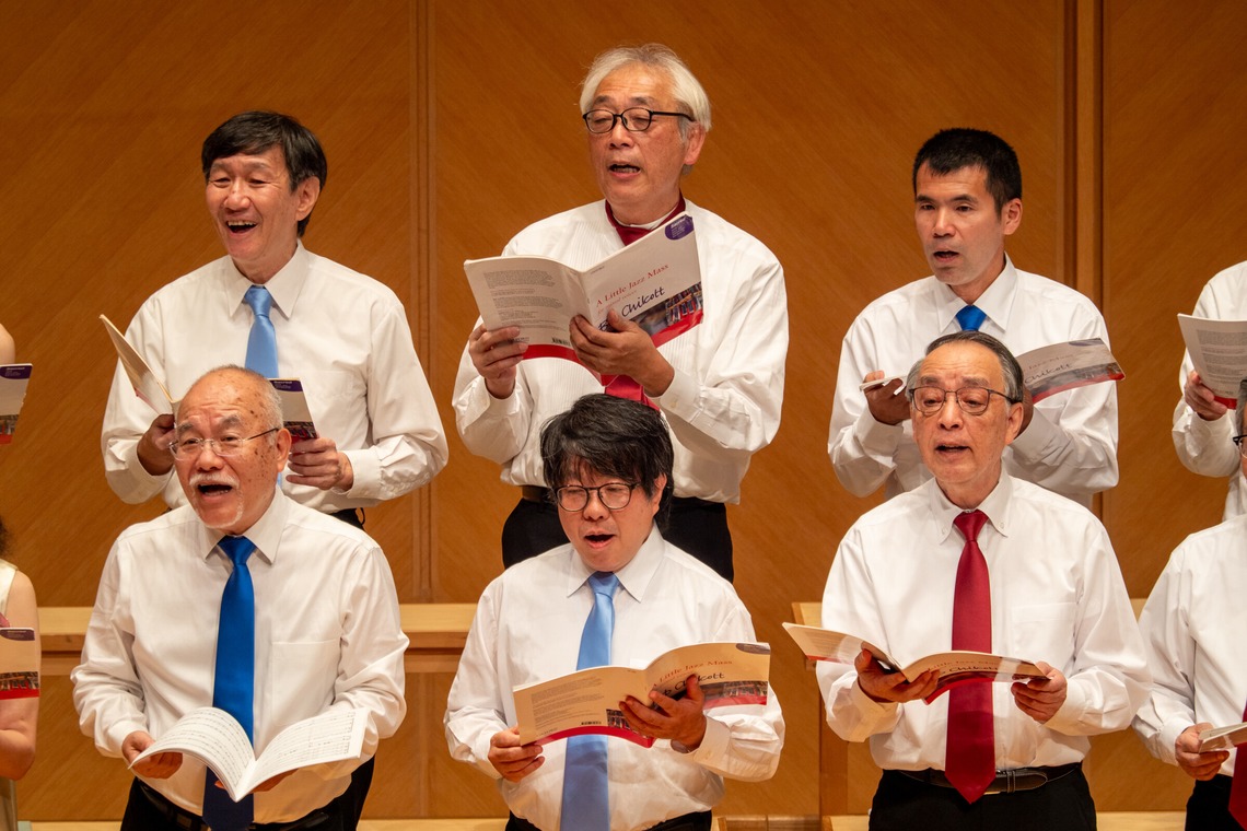 原野 英樹が撮影した「コンサート撮影 ホールでのコーラス撮影」の写真