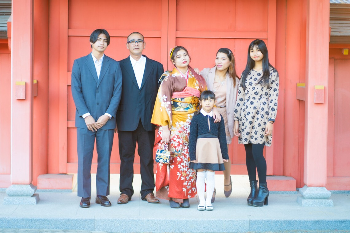 カチュエラ　レオナルドが撮影した「七五三、成人式、家族写真」の写真