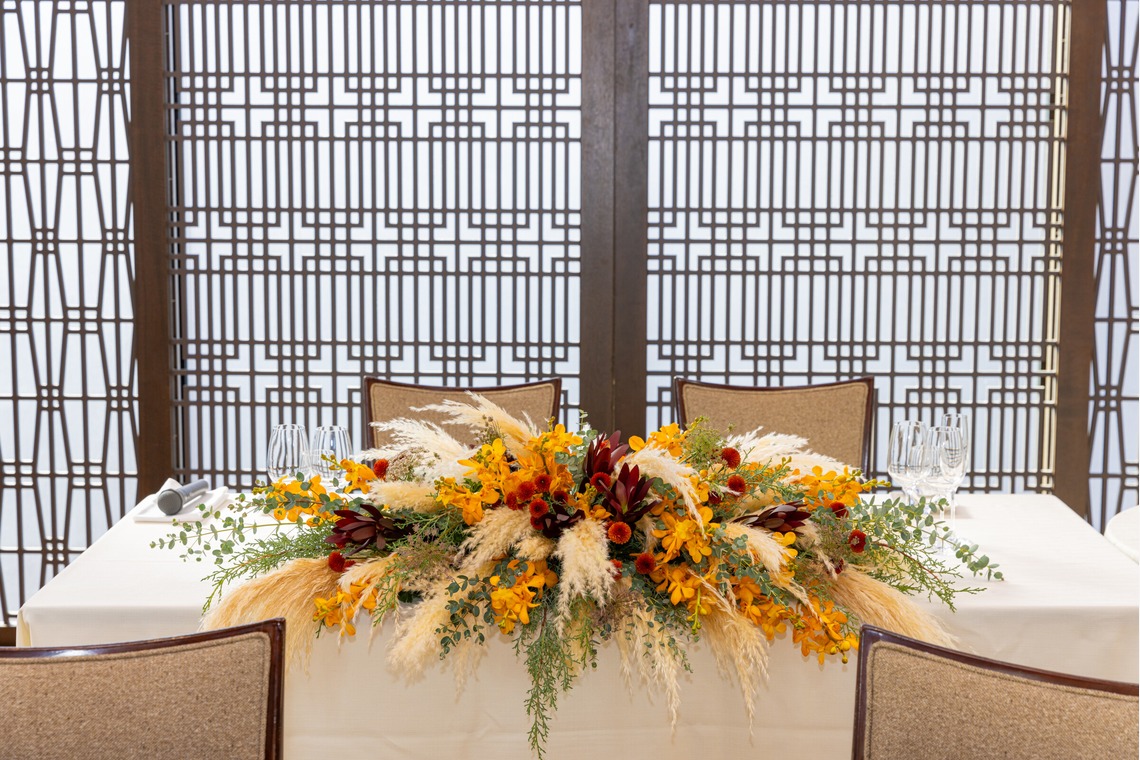 内海　利彦が撮影した写真のアルバム「披露宴会場の花装」