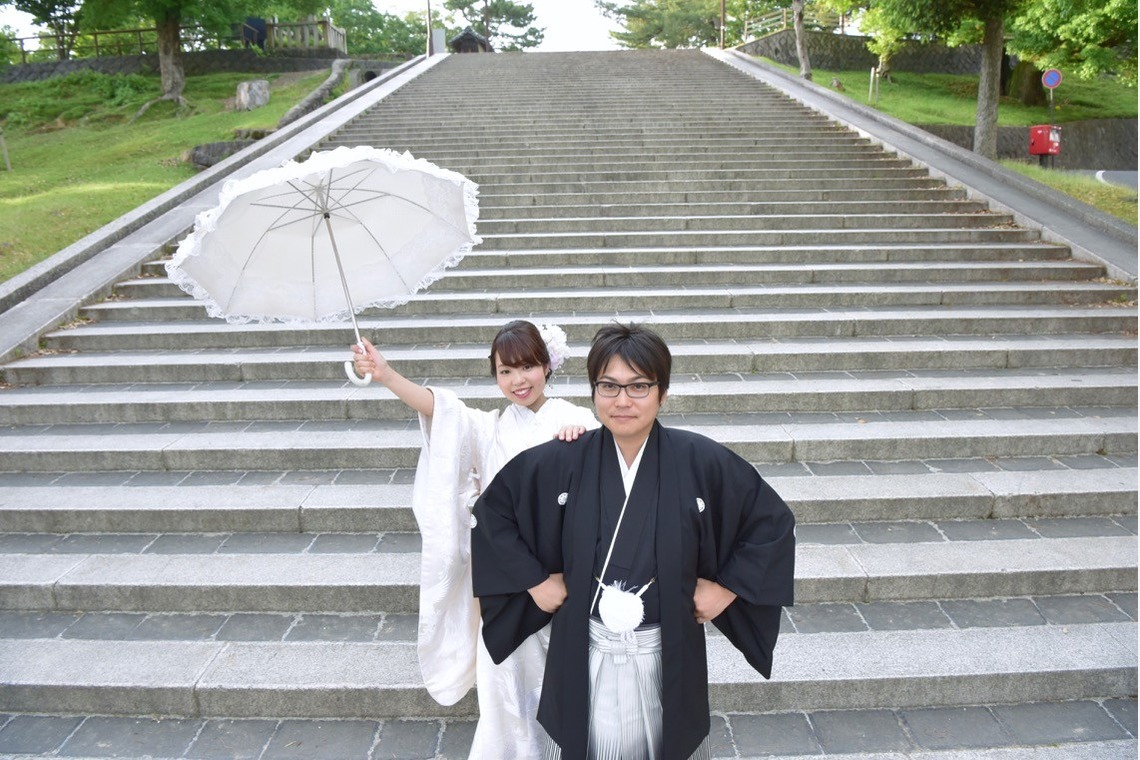Photo of Pre Weddingphotoshoot at Nara with kimono in spring to summer taken by Kiki photo works