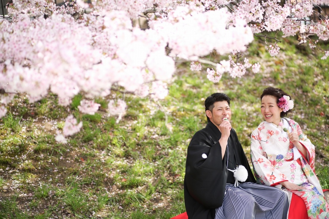アトリエカーシャが撮影した写真のアルバム「京都の桜＆和装ロケ」