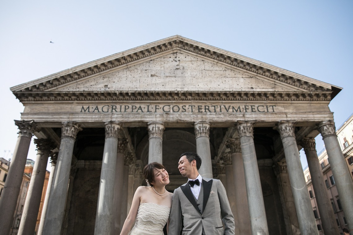 Kyoko Ide Photographyが撮影した「ローマフォトウェディング- トレビの泉、スペイン広場、ポポロ広場、ナボーナ広場、パンテオン」の写真