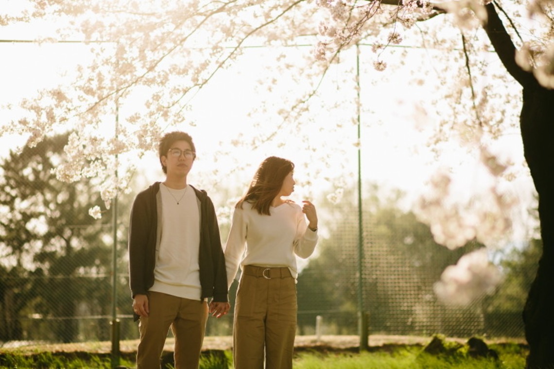 タカラモノ.foto　群馬の出張撮影カメラマンが撮影した写真のアルバム「桜エンゲージメントフォト at　群馬県前橋市」