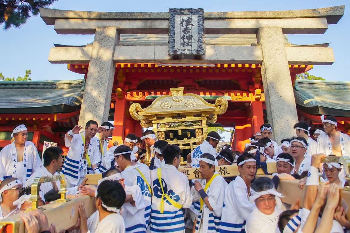 河野慈圓が撮影した「イベント撮影　住吉大社御輿渡御」の写真