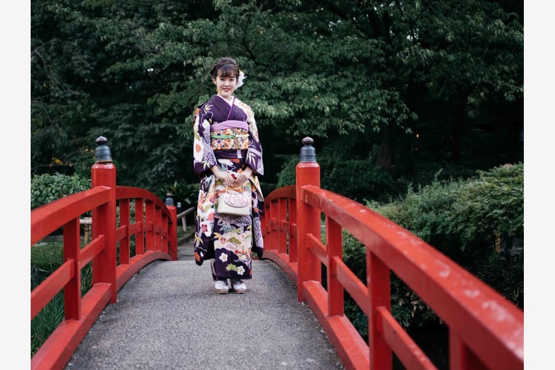 植村由理が出張撮影した家族写真(キッズ,ベビーフォト)などが写った「成人式　前撮り　ニューオータニ」の家族写真