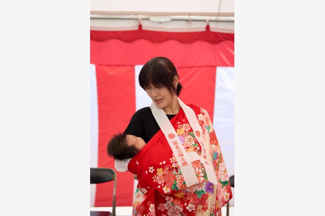 Actが撮影した「お宮参り」の写真