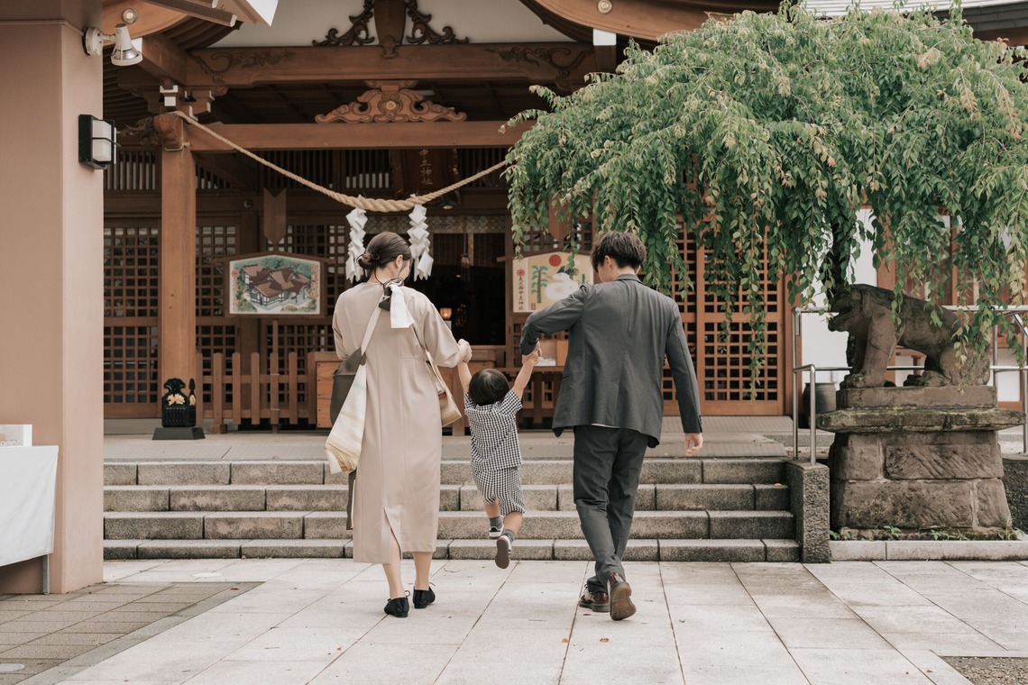 大坪幹武が撮影した写真のアルバム「お宮参り出張フォト」