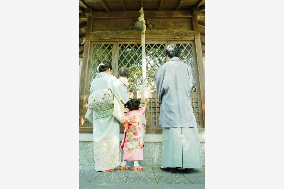 富岡 そよぎが撮影した写真のアルバム「庭園での七五三撮影」