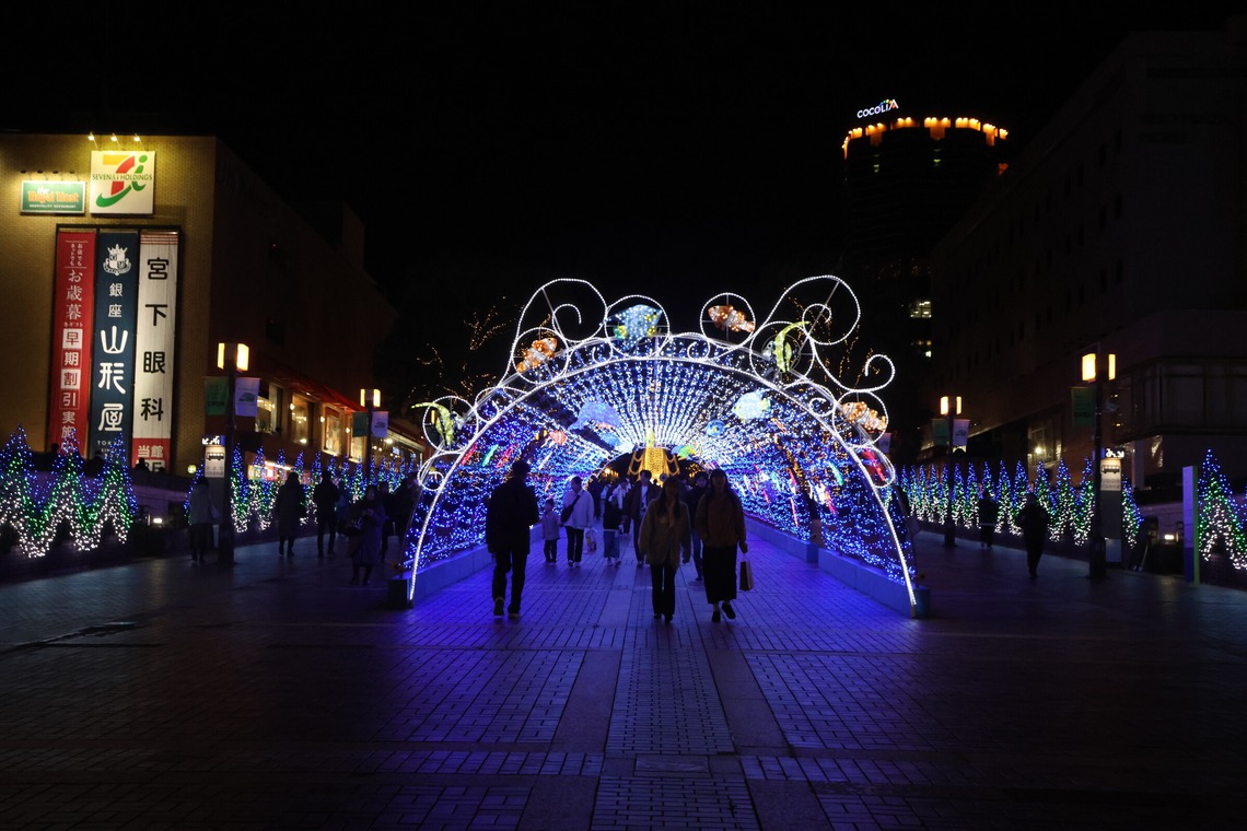 ＮＫ フォトエージェンシーが撮影した「建物・風景写真③(多摩センター駅前イルミネーション）」の写真