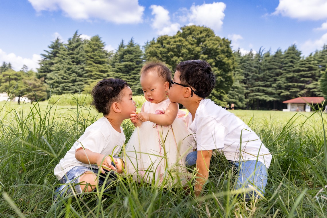 フォトスタジオENOが撮影した「家族写真」の写真