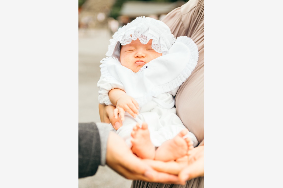 勝俣遥子が出張撮影した家族写真(キッズ,ベビーフォト)などが写った「ファミリーフォト」の家族写真