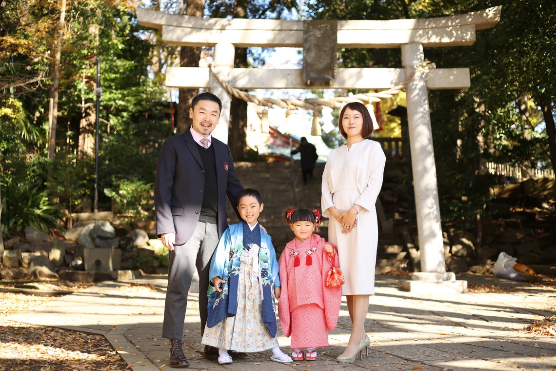出張撮影HUG TIMEが撮影した「七五三記念撮影＠世田谷八幡宮・東京」の写真