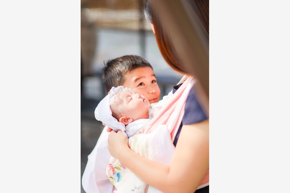 なかがわさとみが撮影した「お宮参りご家族写真撮影」の写真