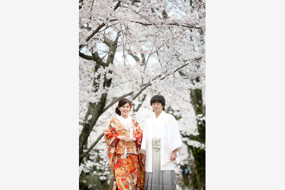 KIKIウェディングが撮影した写真のアルバム「サクラとお城と打ち掛け」