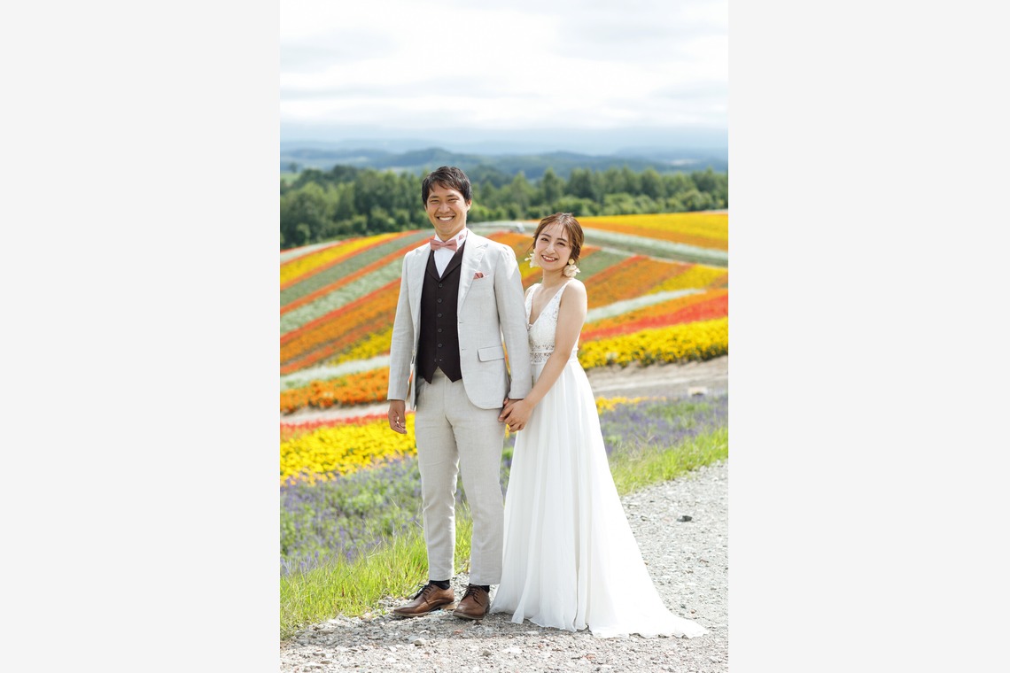 uno e creative act.が撮影した「富良野・美瑛　ロケーションフォトウェディング」の写真