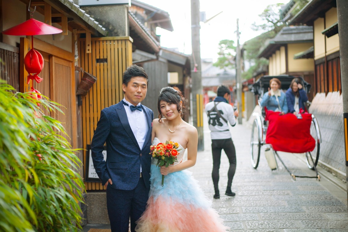 伊坂謙が撮影した「京都前撮り」の写真