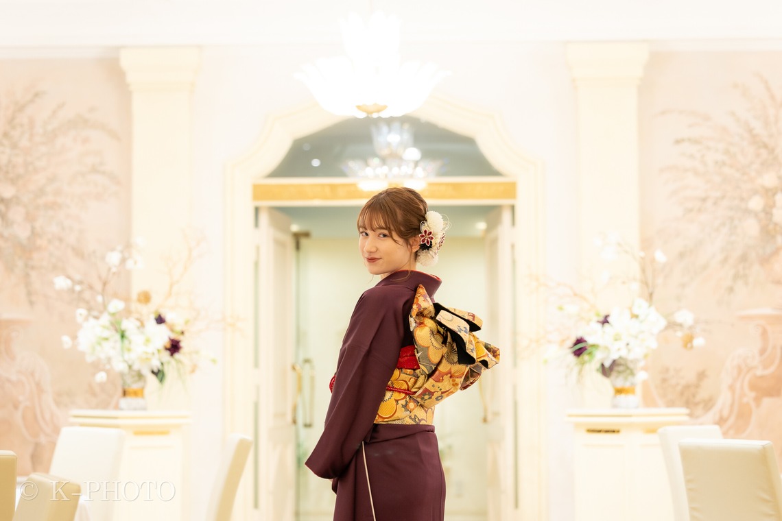 大森光太郎・K-PHOTOが出張撮影した家族写真(キッズ,ベビーフォト)などが写った「成人式撮影」の家族写真