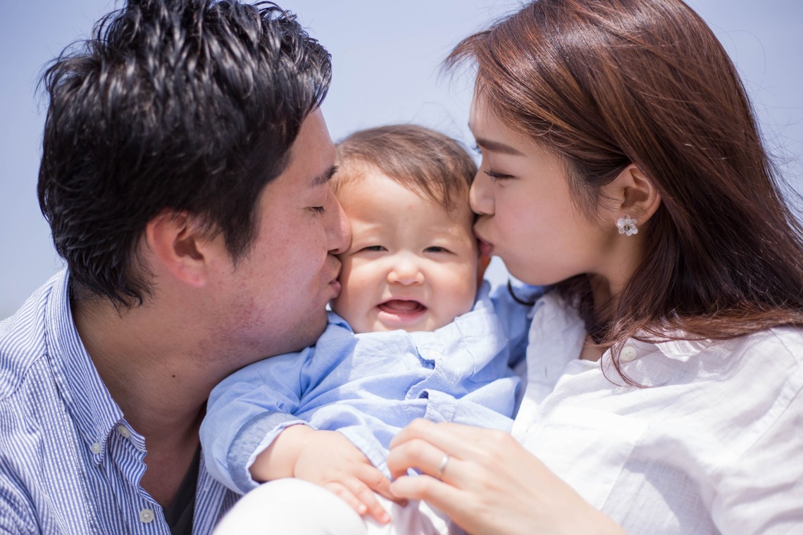 Smile works／益田ともかが出張撮影した家族写真(キッズ,ベビーフォト)などが写った「ロケーションフォト」の家族写真