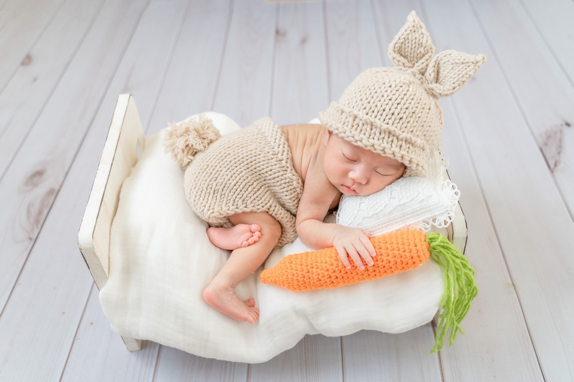 ウィリアムズ　侑依が撮影した「ニューボーンフォト」の写真