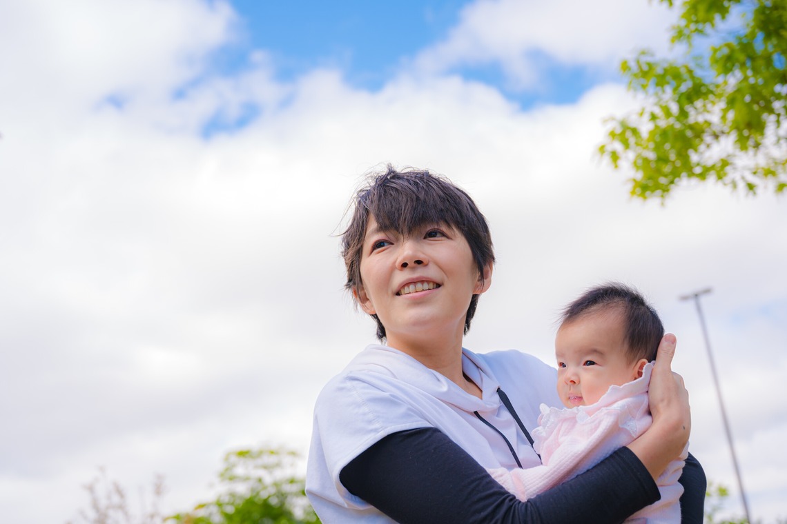 高木勇斗が出張撮影した家族写真(キッズ,ベビーフォト)などが写った「親子」の家族写真