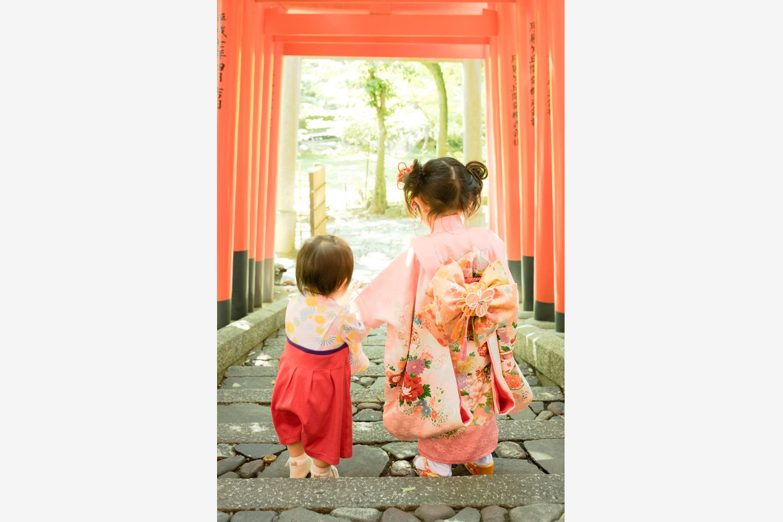 富岡 そよぎが撮影した写真のアルバム「庭園での七五三撮影」
