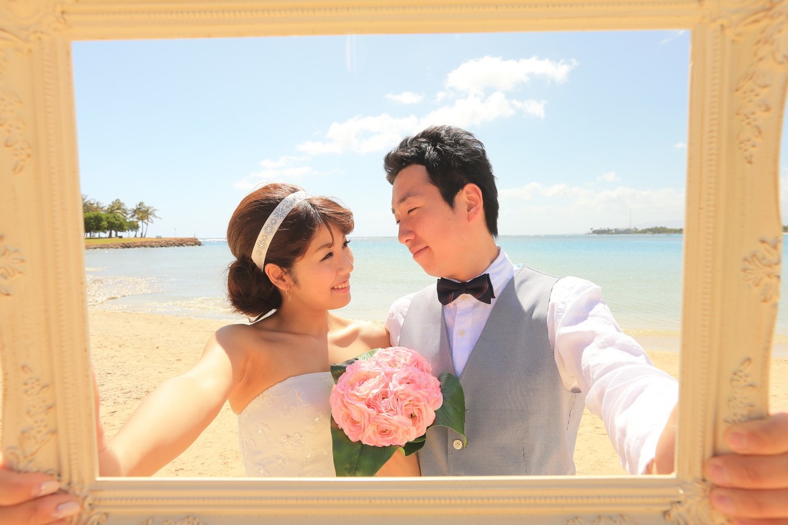 CINEVIEが撮影した「持込みドレスビーチフォト」の写真