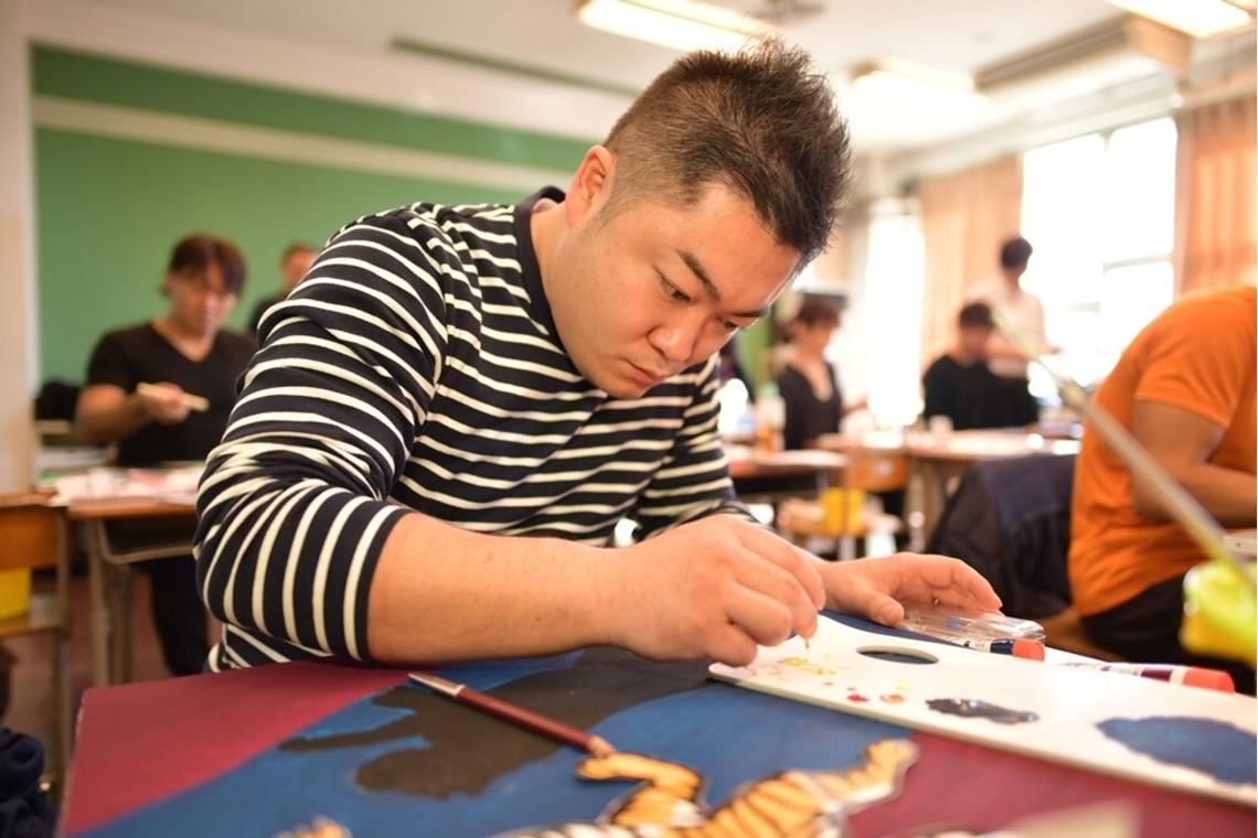 メンターポジションが撮影した「点画教室」の写真