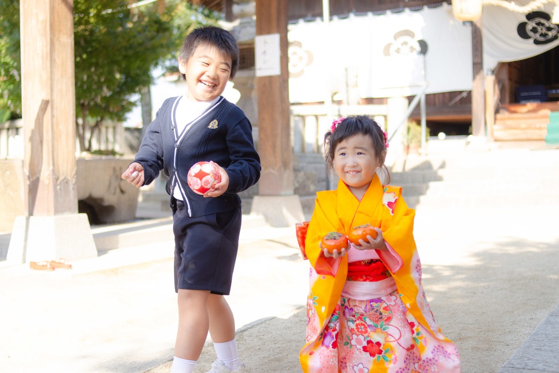 井上が撮影した写真のアルバム「七五三撮影＠倉敷、熊野神社」