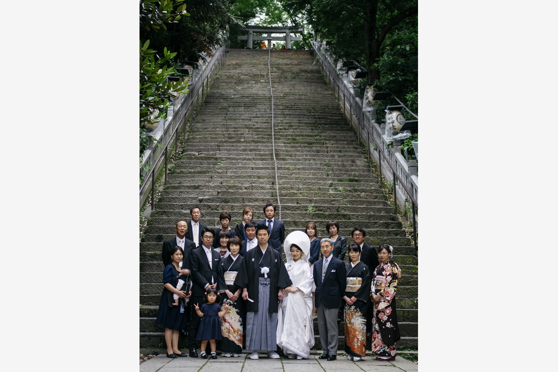 植村由理が撮影した「愛宕神社での挙式と小笠原伯爵邸での披露宴」の写真