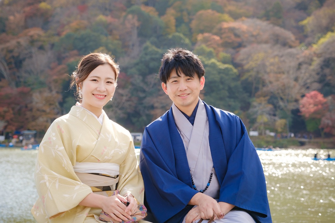 高夏写真店が撮影した「和装での前撮り」の写真