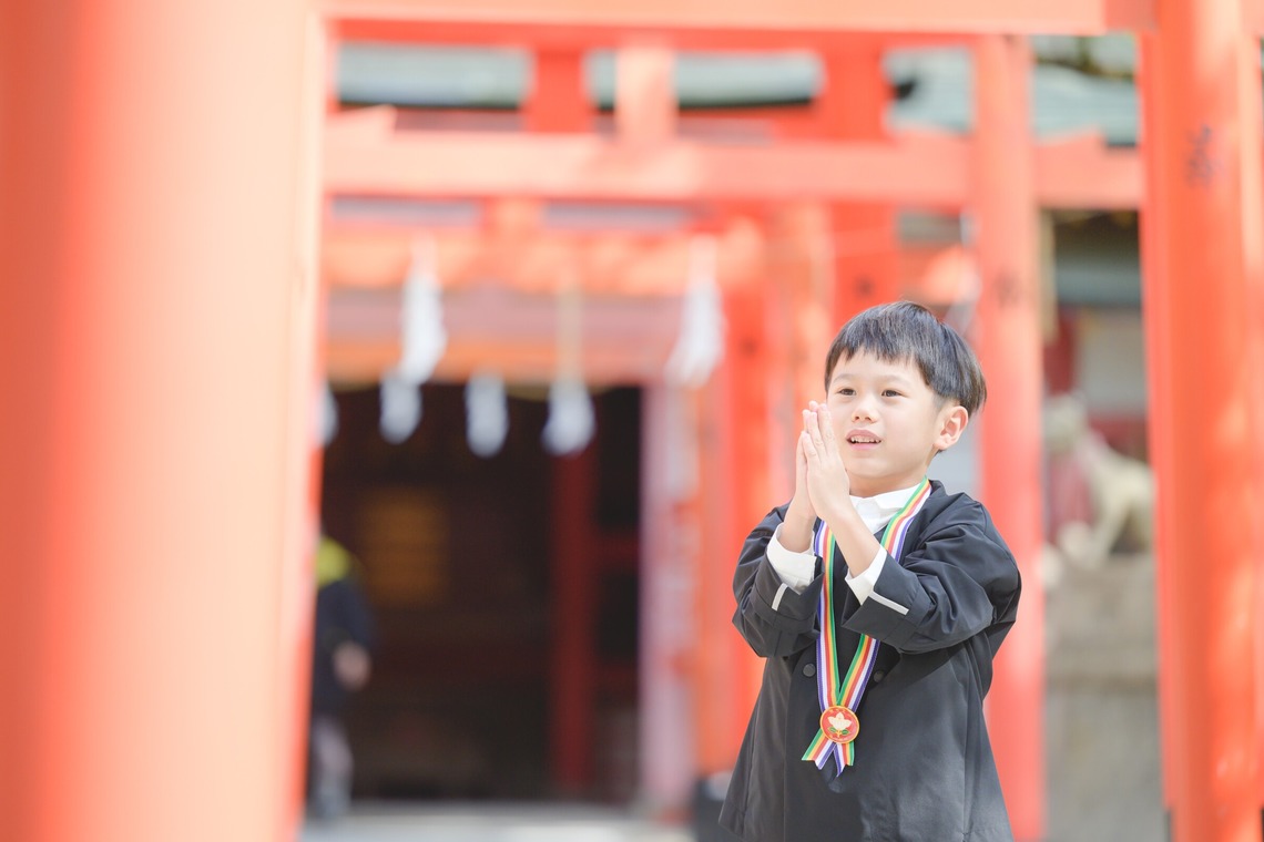 萬代　一樹が出張撮影した家族写真(キッズ,ベビーフォト)などが写った「七五三」の家族写真