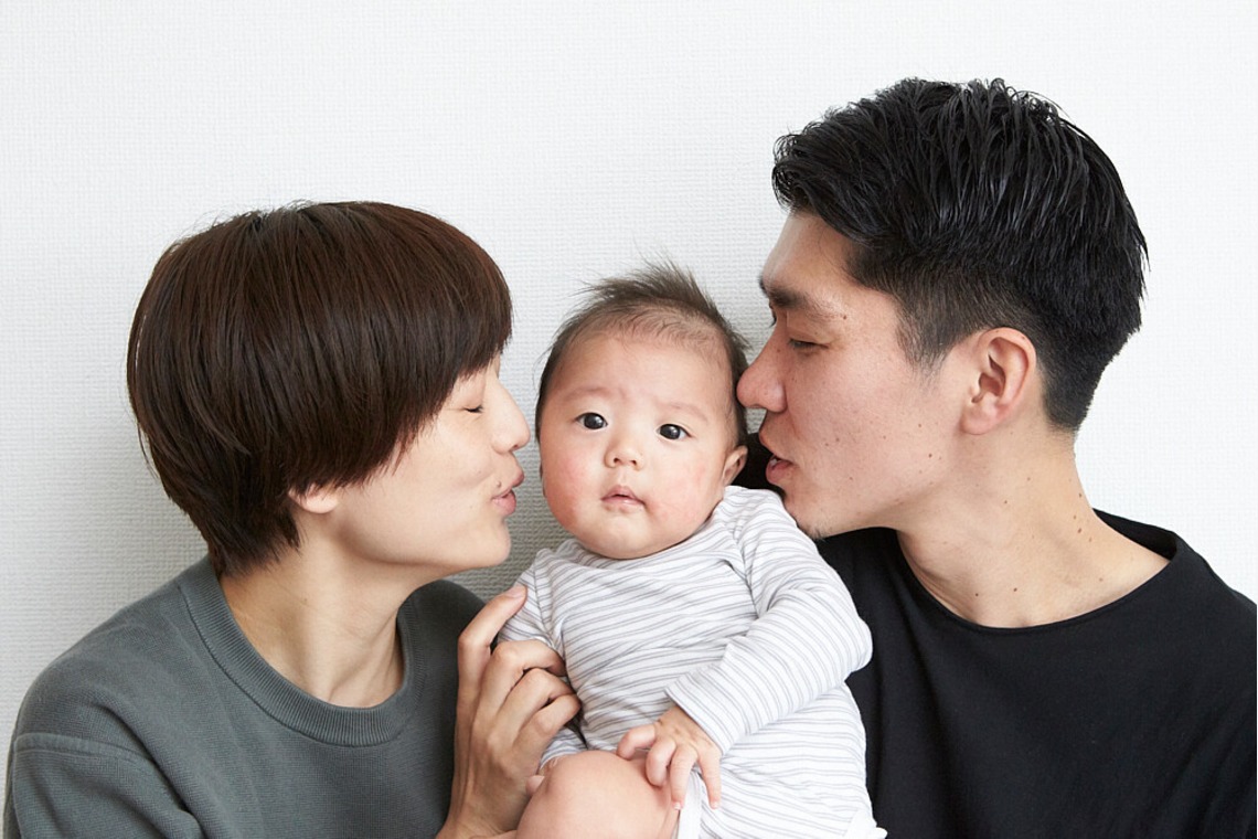 岩瀬泰治が撮影した「家族写真」の写真