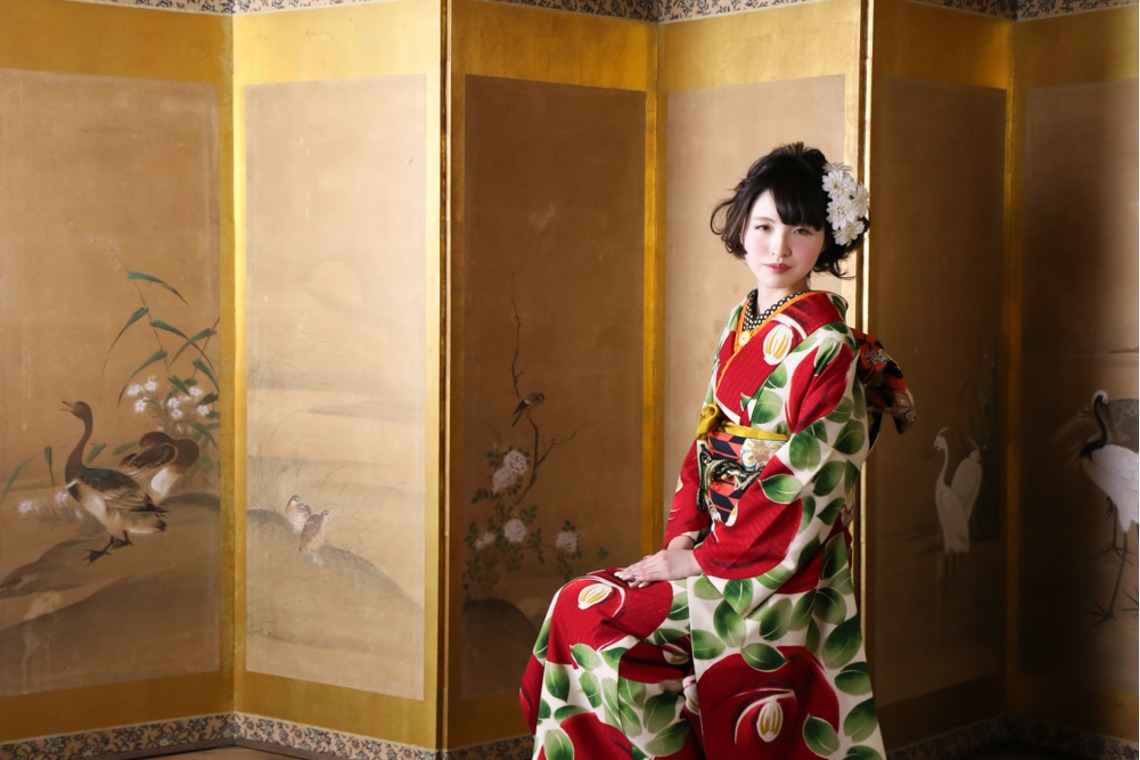 スマイルハンターが出張撮影した家族写真(キッズ,ベビーフォト)などが写った「成人式フォト」の家族写真