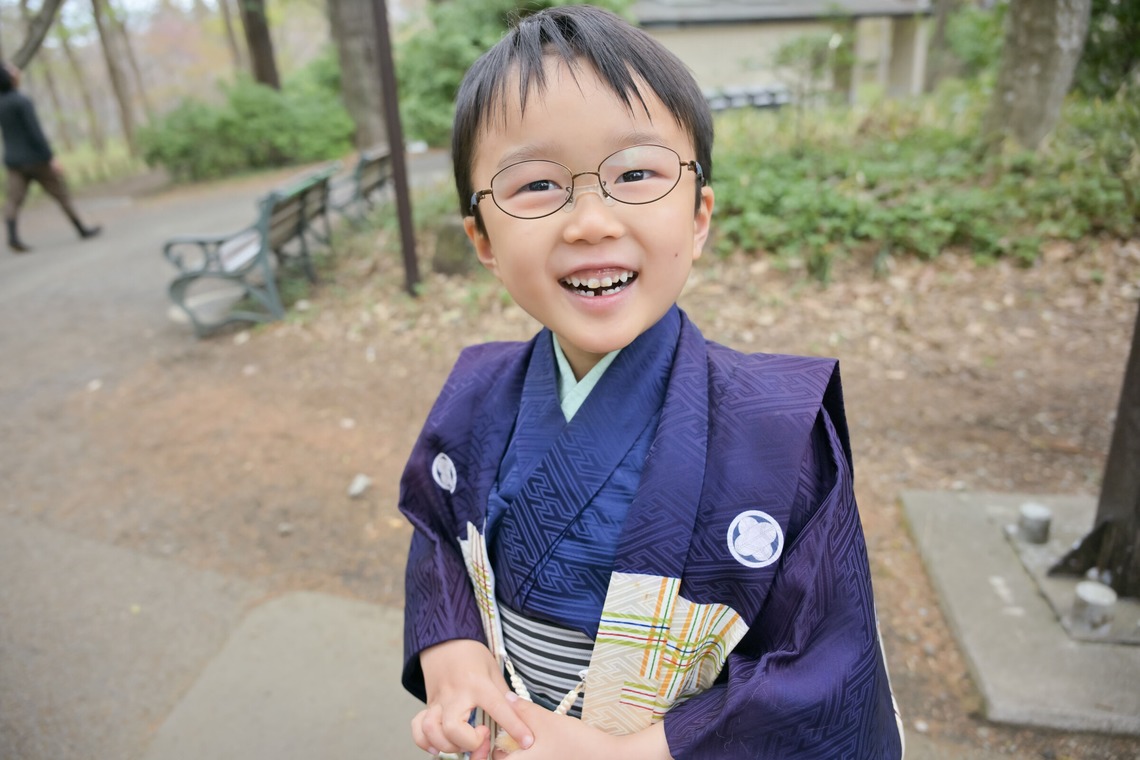 寫樂斎が撮影した「七五三（神代植物公園）」の写真