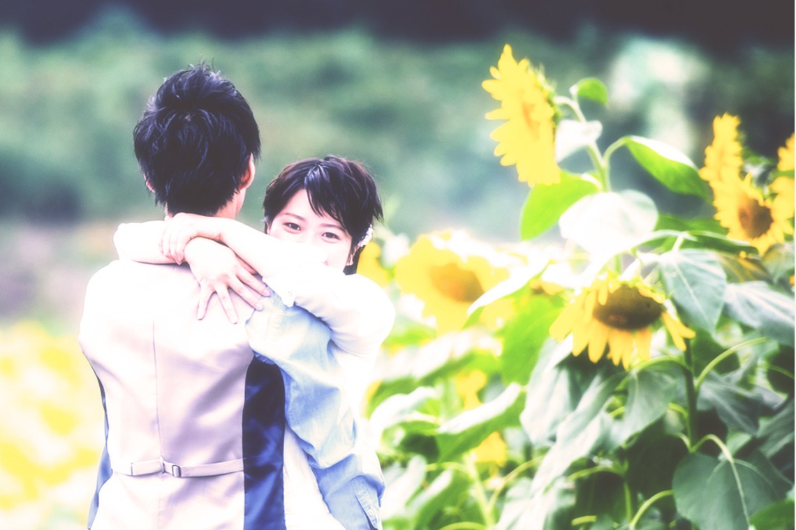 アトリエ　エピカ/清水　一哉が撮影した「ひまわり畑ロケ」の写真