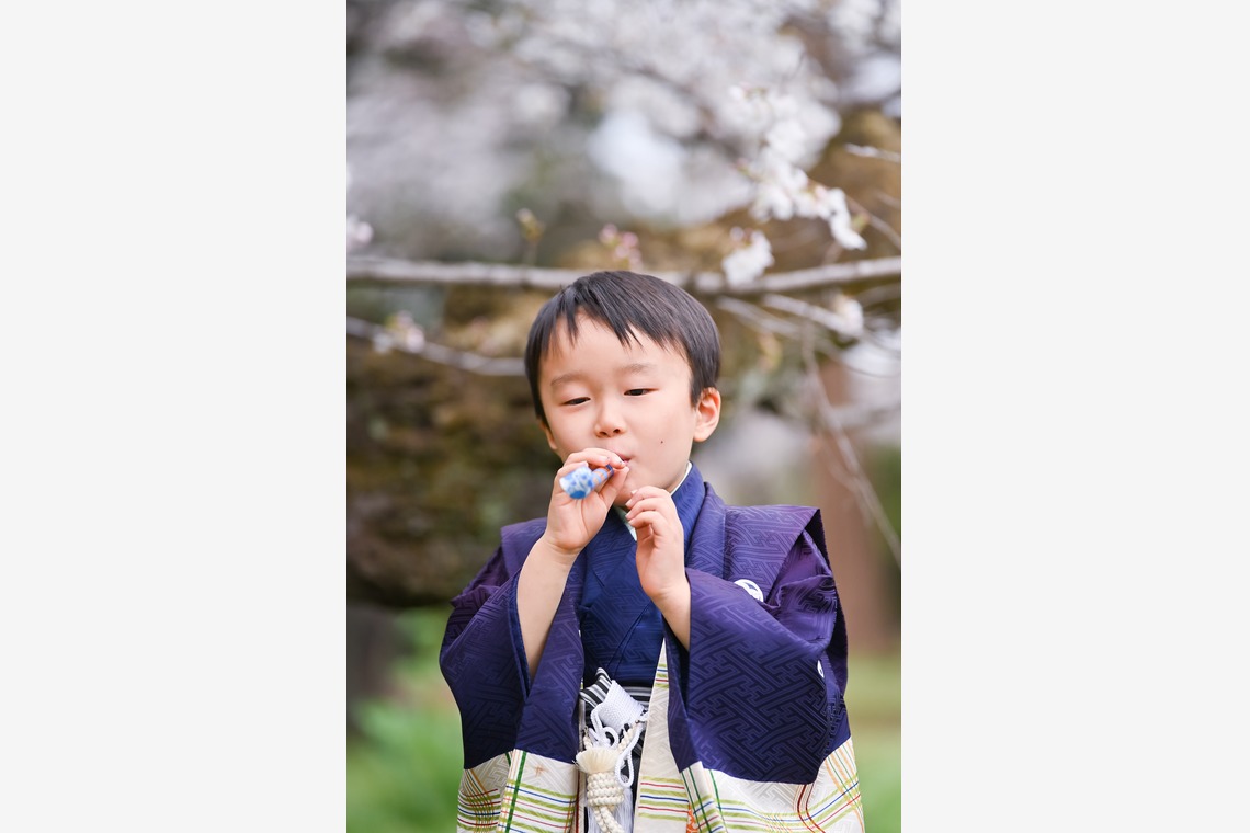 寫樂斎が撮影した家族写真の出張撮影/七五三フォトのアルバム「七五三（神代植物公園）」