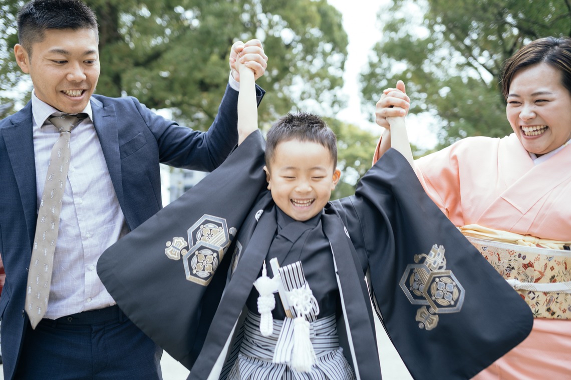 Aurora Photographyが出張撮影した家族写真(キッズ,ベビーフォト)などが写った「七五三、日常撮影」の家族写真