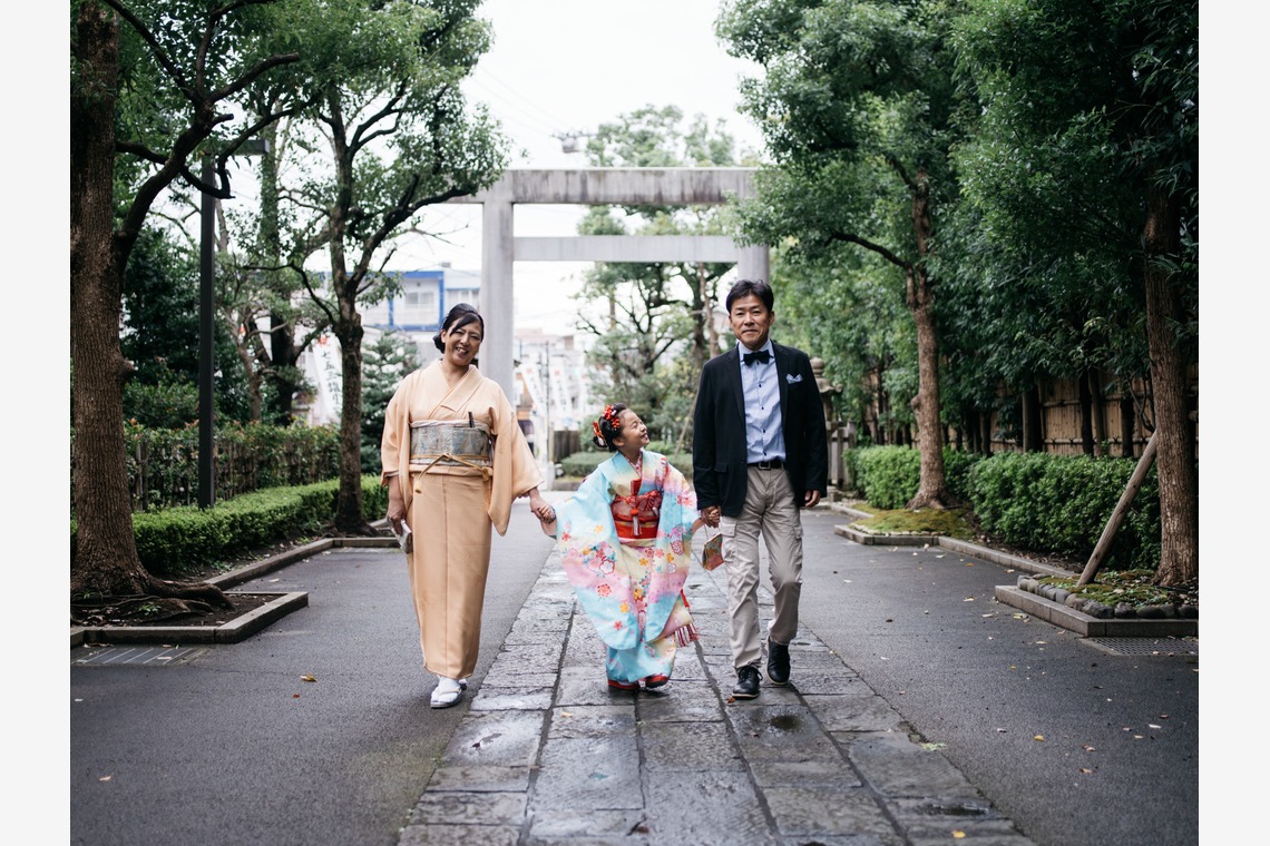 植村由理が撮影したエンゲージメントフォトのアルバム「七五三　＠神明社　横浜」