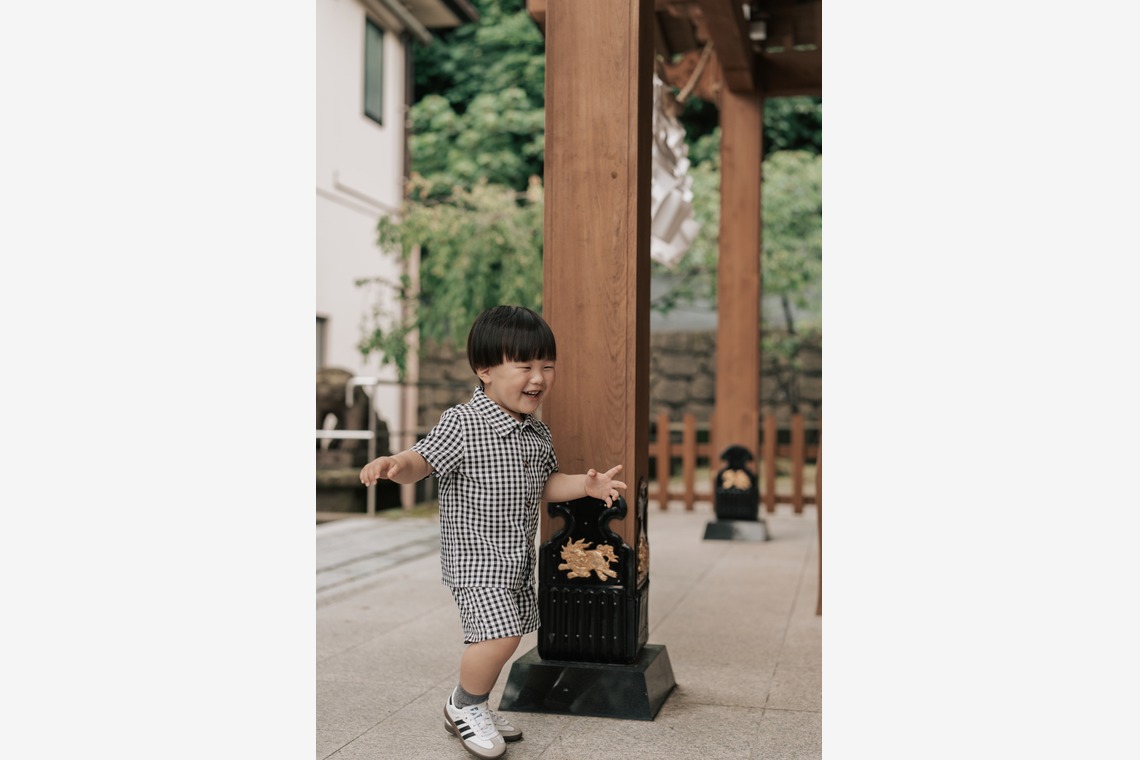 大坪幹武が撮影した写真のアルバム「お宮参り出張フォト」
